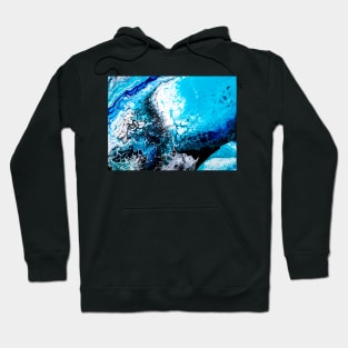 Blue Ocean Abstract Hoodie